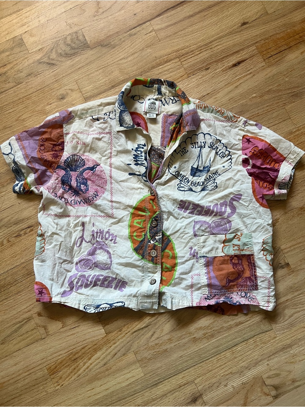 BDG by Urban Outfitters - Del Rey Souvenir Button Down Shirt